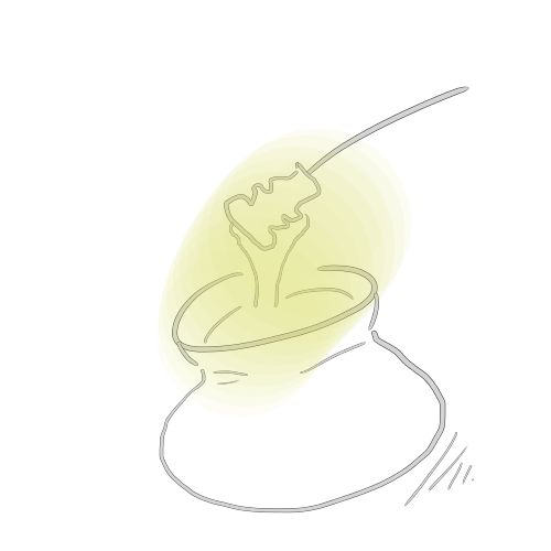 はちみつのイラスト